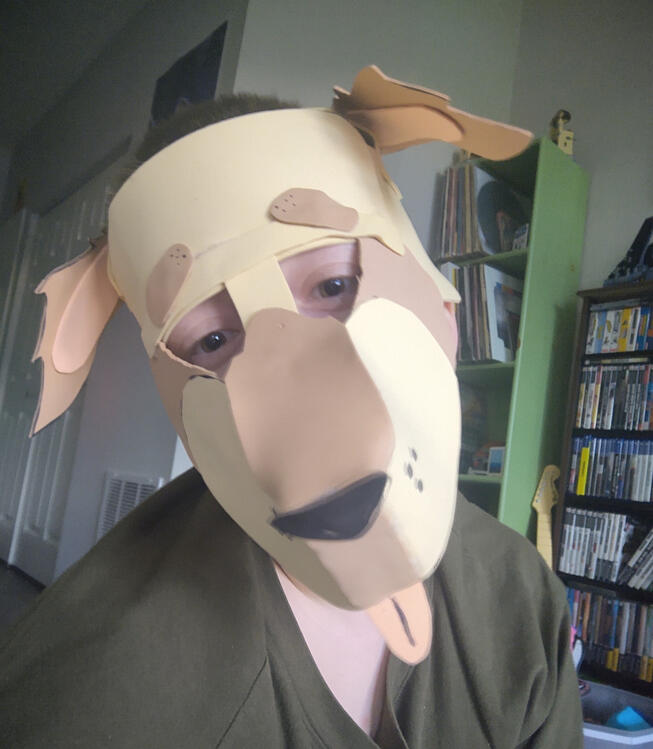 GOLDEN RETRIEVER MASK